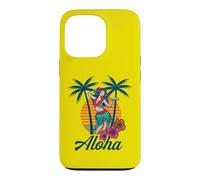 Hula Girl Tropical Island Dance Hawaïen Paradise Coque pour iPhone 13 Pro