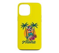 Hula Girl Tropical Island Dance Hawaïen Paradise Coque pour iPhone 13 Pro Max