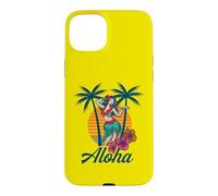 Hula Girl Tropical Island Dance Hawaïen Paradise Coque pour iPhone 15 Plus