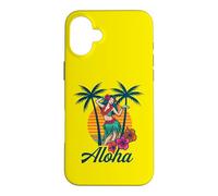 Hula Girl Tropical Island Dance Hawaïen Paradise Coque pour iPhone 16 Plus