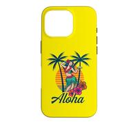 Hula Girl Tropical Island Dance Hawaïen Paradise Coque pour iPhone 16 Pro