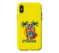 Hula Girl Tropical Island Dance Hawaïen Paradise Coque pour iPhone X/XS