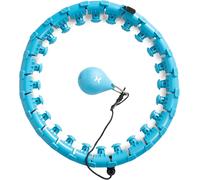 Hula Hoop Avec Poids Et Picots De Massage Diamètre De 100 Cm Fabriqué En Abs Et Pvc Réglage De La Taille Parfait Pour Amincir La Taille Raffermit L'abdomen.[K1158]