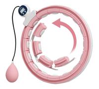 Hula Hoop Cerceau - SPORTNOW - avec Picots de Massage ajustable de 76 à 113 cm de tour de taille 16 segments amovibles, fitness