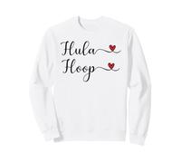 Hula Hoop Cœur Mignon écrit à la Main Typographie Cadeau Sweatshirt