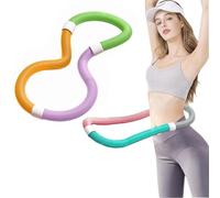 Hula Hoop de Sport pour Nouveau, Cerceau à Ressorts Souples, Cerceau de Fitness lesté pour Perte de Poids et Effet massant, Cerceau Pliable en PVC pour abdominaux et brûle-Graisses