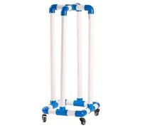 Hula Hoop et support de corde à sauter, chariot de rangement autonome pour fitness, équipement de sport, étagères de rangement pour garage et salle de sport