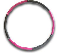 Hula Hoop Fitness cerceau, 6 pièces, 1,2 Kg, diamètre 100 cm, massage des hanches gymnastique stable Rose