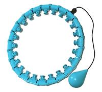 Hula Hoop Fitness,Cerceau Houla Hop,Hula Hoop,32 Segments DéTachables,Cerceau Fitness,Facile à Utiliser avec Taille RéGlable pour DéButants, Adulte Perte De Poids,Hommes,Femmes (Bleu)
