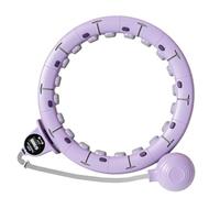 Hula Hoop, Fitness Hula Hoop, 360réduction Abdominale spéciale pour Femme, épissage Amovible Silencieux ne tombera Pas et ne blessera Pas la Taille, comptage Intelligent du Cerceau