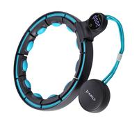 Hula-hoop magnétique avec poids - HMS - HHM17 - Noir/Turquoise - Écran numérique USB-C - 4 pièces