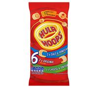 Hula Hoops Variété Multipack Crisps, paquet de 6