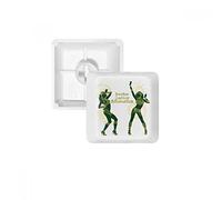 Hula Silhouette Bresilien Brésil Bresilien PBT Clavier Mécanique Blanc OEM Sans Marquage R1 multicolore