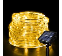 Hulaiyaa Tube Lumineux Solaire Extérieur, Étanche Guirlande Lumineuse Tube 12 Mètre 8 Modes 100 LED Solaire Tube Lumineux Solaire Lumineux pour Jardin Piscine Mariage Fête de Noël Décorations