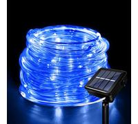 Hulaiyaa Tube Lumineux Solaire Extérieur, Étanche Guirlande Lumineuse Tube 12 Mètre 8 Modes 100 LED Solaire Tube Lumineux Solaire Lumineux pour Jardin Piscine Mariage Fête de Noël Décorations
