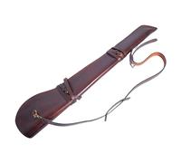 Hulara Étui à Fusil en Cuir véritable pour Fusil de Chasse Western avec étui pour Fusil de Chasse de 20 à 24 Pouces de Longueur de Canon avec Sangle réglable Housse pour Fusil de Chasse Marron foncé