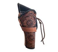 Hulara Étui en Cuir Pleine Fleur Buff Cross Draw pour Pistolet, Calibre 22, .38/357, .44/45, étui Western pour Revolver, Compatible avec Les étuis de Revolver de 4" à 8"