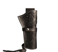 Hulara Étui Ouest en Cuir gaufré Étui héritage 22 .38 .44 .45 .357 .358 Étui Cowboy pour Revolvers 4" à 8" Étui Cuir Cavalier Rugueux héritage