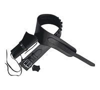 Hulara Étui Ouest en Cuir Pleine Fleur pour Homme Cavalier Rugueux héritage 22 Étui Cowboy 357 Magnum Étui et Ceinture .38/.357 Cal Revolver Étui(Taille-3 (42-44 Pouces) Côté Droit Noir uni)