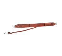 Hulara Western Ceinture de selle en cuir sculpté avec sangle de serrage pour cheval - 137,2 cm - Marron