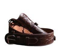 Hulara Western Gun Holster .45 Auto .45 ACP 44/45 Calibre Cowboy Holster pour Revolver Cuir Pleine Fleur Étui pour Pistolet avec Ceinture pour Hommes