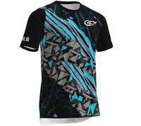 HULG Maillot de VTT, maillots de cyclisme pour hommes, t-shirt d'équitation à manches courtes pour homme, haut de cyclisme pour hommes, chemise de motocross, maillot BMX