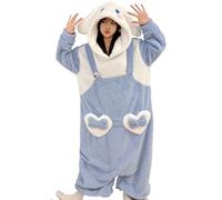 HULG Pyjama Stitch Femme,grenouillère Adulte,Combinaisons d'animaux pour Femmes,Costumes d'animaux d'halloween,vêtements De Maison pour Adultes,adaptés Au Cosplay d'animaux,aux Fêtes (M)