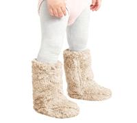 HULIJA Chaussettes Molleton Couleur Corail Chaussettes Chaudes Fille Couvre - Pieds Ouverts Élastiques Chaussette Petites Moyennes Jambes Accessoires De Tenue Kaki 0-12 mois