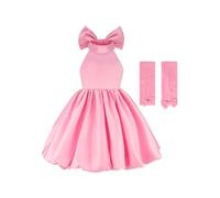 HULIJA Fille Robe Mariage De Soiree Cocktail Princesse Enfant Ceremonie | Fille Robe Ajustée Et Évasée,Plissée Trapèze,Col Montant,Gymnastique Danse,Anniversaire,Dîners,Mariage,Soirée,Voyage