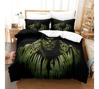 Hulk Chambre D¿¿Coration Ensemble De Literie Motif Imprim¿¿ D Ultra Doux Housse De Couette Fermeture ¿¿Clair Dissimul¿¿E Housse De Couette Taie D'oreiller