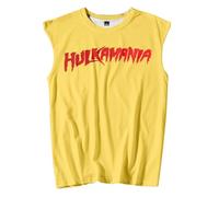 Hulk Hogan Hulkamania Débardeur de sport sans manches pour homme et femme, jaune, L