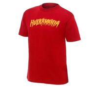 Hulk Hogan Hulkamania T-shirt col rond à manches courtes pour homme et femme, Rouge, L