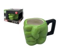 Hulk Marvel Avengers Tasse en céramique Tasse à motif 3D Tasse 430 ml Figurine tridimensionnelle Bol de petit-déjeuner pour enfants à collectionner