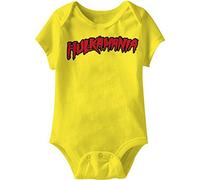 Hulkamania Hulk Hogan Combinaison pour bébé avec logo Jaune - Jaune - 18 mois