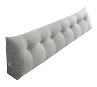 HULKAY Coussin de Lecture pour Coussin Compensé Triangulaire Oreiller De Coussin Tete de lit Dossier De TêTe De Lit Amovible Coussin Lombaire en Coin pour Chambre Lit Jour