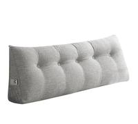 HULKAY Coussin de Lecture pour Coussin Compensé Triangulaire Oreiller De Coussin Tete de lit Dossier De TêTe De Lit Amovible Coussin Lombaire en Coin pour Chambre Lit Jour