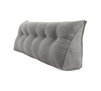 HULKAY Coussin de Lecture pour Coussin Compensé Triangulaire Oreiller De Coussin Tete de lit Dossier De TêTe De Lit Amovible Coussin Lombaire en Coin pour Chambre Lit Jour