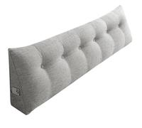 HULKAY Coussin de Lecture pour Coussin Compensé Triangulaire Oreiller De Coussin Tete de lit Dossier De TêTe De Lit Amovible Coussin Lombaire en Coin pour Chambre Lit Jour