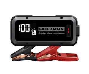 HULKMAN Alpha Max Gris Spatial, Booster de Batterie Voiture 2500A 88.8Wh, Démarreur Portable 12V avec Technologie de Démarrage à -40°F, Écran LED 3.3", pour Moteurs Essence 9.0L et Diesel 6.5L