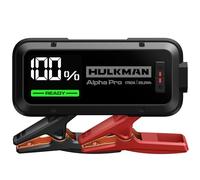 Hulkman Alpha Pro, Noir Mat. Démarreur 1750A 59.2Wh, écran LED 3,3". Pack Batterie PD65W in/Out. Démarreur 12V Portable, pour 8,0L Essence / 5,0L Diesel