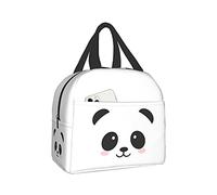 Hulnulnu Sac à déjeuner Panda Kawaii, imperméable, réutilisable, durable, élégant, feuille d'aluminium, garde les aliments frais