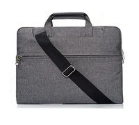 Hulorry Sacoche à bandoulière Portable en Tissu imperméable pour MacBook Air 11-11,6" et MacBook 12" 2017/2016/2015, Gris, Shoulder Bag 13 inches-13.3 inches