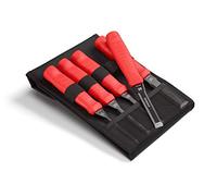 Hultafors 390005 EDC S5, 6-25 Set de Ciseaux à bois Noir/Rouge