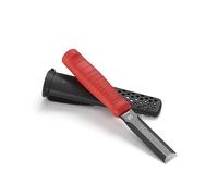 Hultafors Ciseau à bois EDC 25 – Acier japonais – 232 x 25 mm – Noir/Rouge