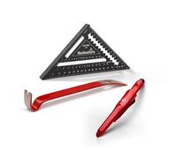 Hultafors 650340 - Stylo profond avec petit compas et règle Rafter Square de 180 mm