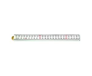 Hultafors HULTAFORS Mètre pliant en plastique blanc, Longueur: 1 m Quantité:1