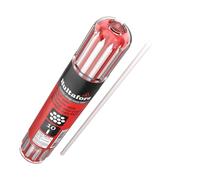 Hultafors Kit de recharges blanches pour marqueur de trous profonds10 pcs I I Distributeur pratique à clip I Recharge universelle 2,8mm pour crayon de charpentier I Adapté à de pls surfaces I 650190
