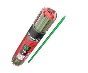 Hultafors Kit de recharges vertes pour marqueur de trous profonds 10 pcsI I Dans un distributeur pratique à clip I Recharge universelle 2,8 mm pour crayon de charpentier I Pour pls surfaces I 650180