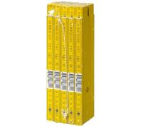 Hultafors Lot de 10 mètres pliants, 2 m, jaunes