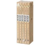 Hultafors Lot de 10 mètres pliants, 2 m, marron